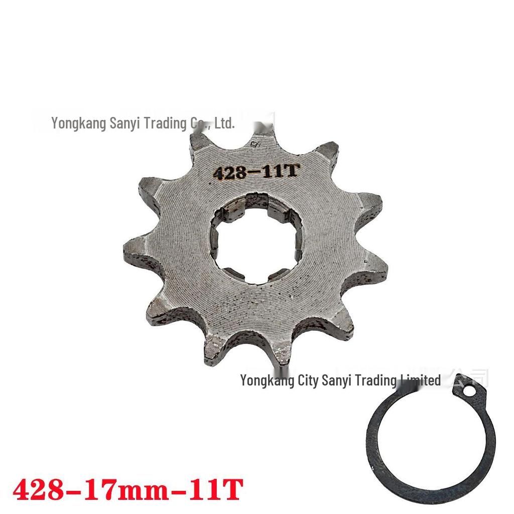 428 Type Motorcycle Engine Small Chain Sprocket, 10-19 Teeth Variable Speed Freewheel Modification Gear Parts