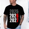 Рубашка на Новый год 2026 67 Мем Шесть Семь Поколение Мужской Сленг Хлопковая Футболка Короткий рукав Повседневная Уличная Мода Мягкая Идеально Удобная