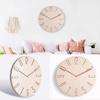 12inch Wall Hanging Clock Quartz Movement Decorative Wall Clock Elegant Scale Clock  Living Room