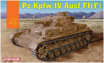 Dragon Вторая мировая война Немецкая армия Panzer IV F1 Тип Пластиковая модель DR7560 1/72 (F)
