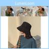 Трендовая бежевая шляпа рыбака для женщин в корейском стиле, повседневная, от солнца, дышащая, на все сезоны