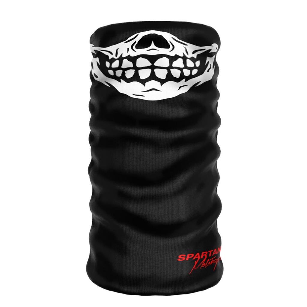 Унисекс Серый Череп Каратель Бесшовный Воротник-труба Бандана