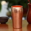 Кофейная чашка из чистой меди ручной работы, кружка для пива, молока, ретро-тиснение, кованая, утолщенная, для воды 250 мл, посуда для завтрака, чайная посуда