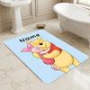 Custom Name Pooh Bear Living Room Non-Slip Area Rug Soft Carpet for Bedroom Kids Playroom Sofa Office Home Decor Doormat