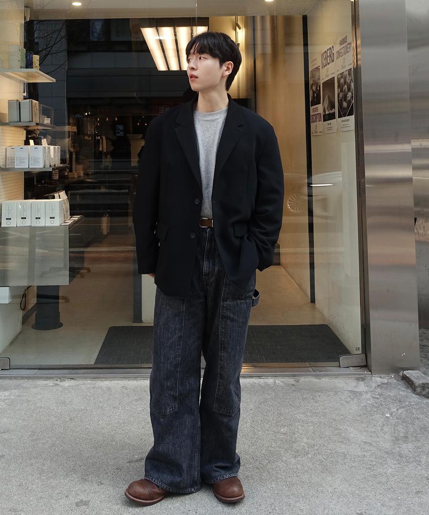 Mindbridge [Set][Couture] Oversized Twill Minimal Wide Setup