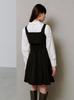 Мини-юбка-сарафан в складку SWFO254182BLK1