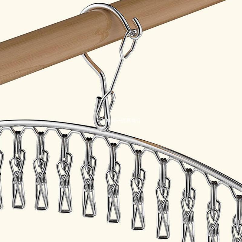 6-20 колышек, вешалка для сушки одежды из нержавеющей стали, ветрозащитная вешалка для одежды, зажимы для носков, вешалка для белья, вешалка для белья, держатель для носков