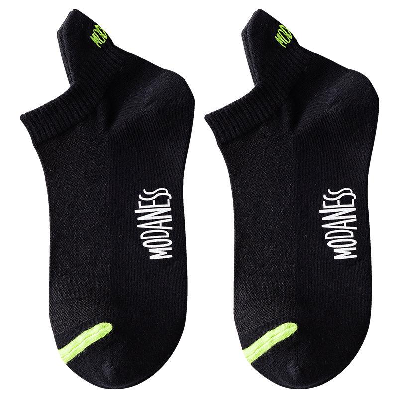 Легкие дышащие спортивные носки для мужчин Zhuji - летние, с низким вырезом, с сеткой и защитой пятки