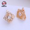Clip Earrings For Women Fashion Cubic Zirconia Stud Earrings Jewelry For Wedding Party Gifts