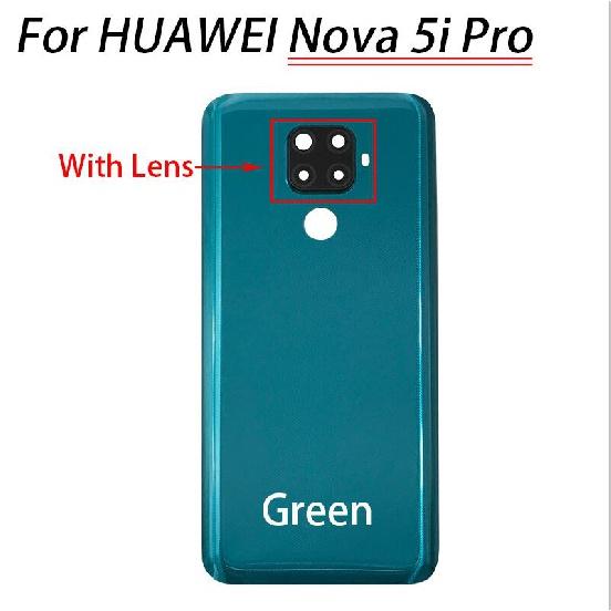 Для Huawei Nova 5i Pro задняя дверца батарейного отсека задний корпус с камерой