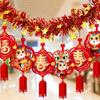 Chinese Style Horse Year Hanging Decorations Spring Festival Decoration  Garden Ceremonies