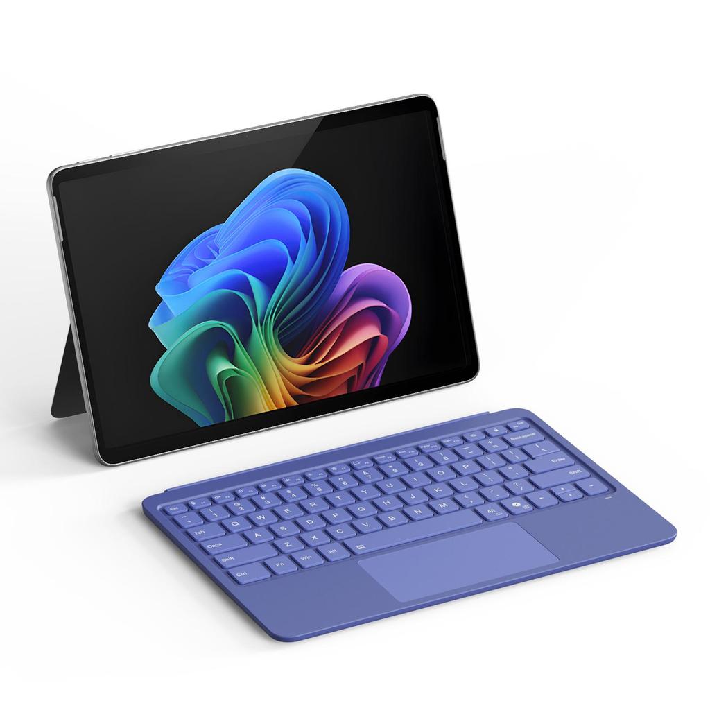 Совместимая магнитная Bluetooth-клавиатура для Microsoft Surface Pro 12 с семицветной подсветкой