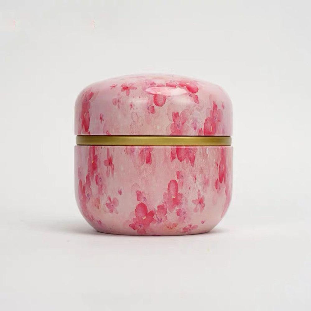 Portable Snacks Candy Round Small Storage Box Packaging Box Tea Cans Containers Tin Plate Canister