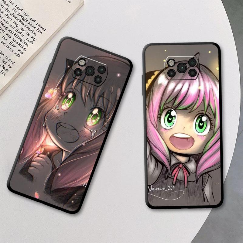 Аниме чехол SPY X FAMILY для Xiaomi Mi Poco X3 X4 NFC M3 Mi 11 11T 10 T 9T 12 9 10T Lite Силиконовая задняя крышка для телефона