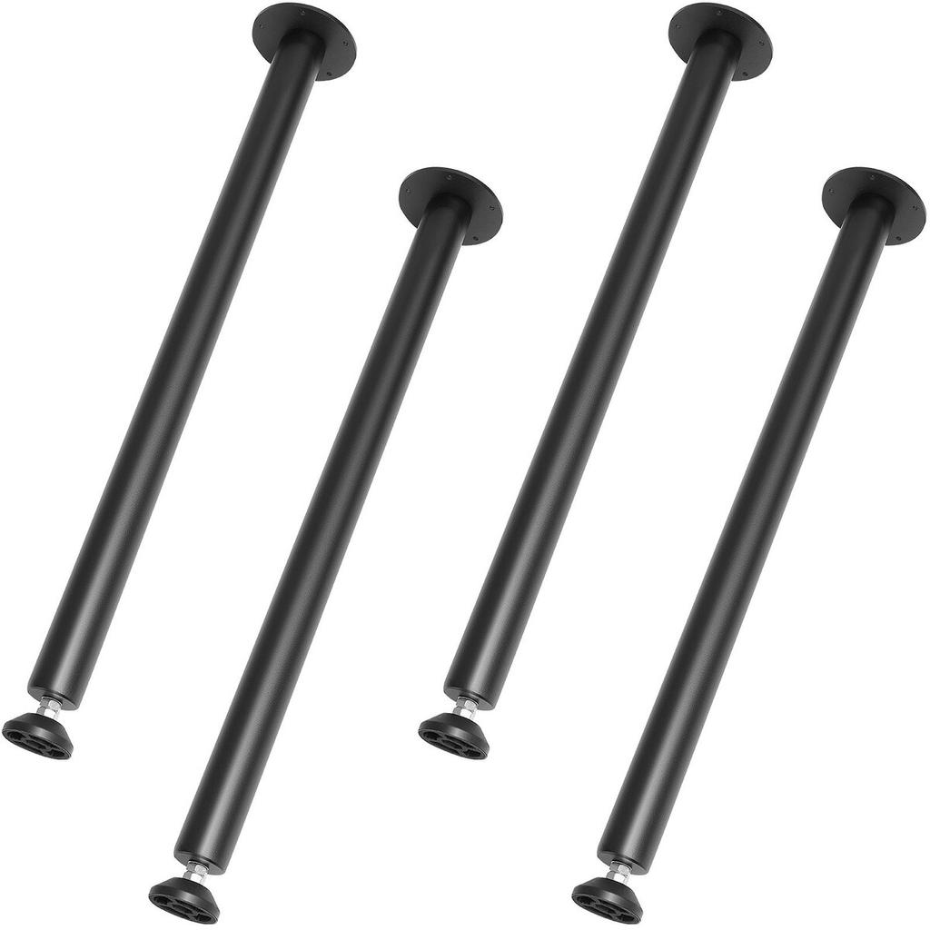 762MM Adjustable Desk Legs, Reinforced Steel Office Table Furniture legs Set of 4 for DIY, 544.3KG Load Capacity Heavy Duty Desk Legs, Quick