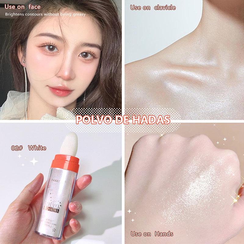 Pat Powder Naturally Brightening Collarbone Highlighter Powder Cheek Highlighter Loose Powder