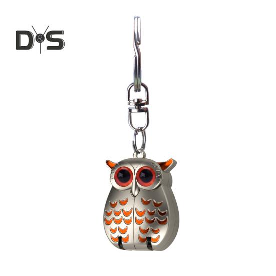 Портативный брелок для ногтей в виде совы с пилочкой для ногтей 2-в-1 маникюрный инструмент для приключений на природе Мини-щипчики из нержавеющей стали Уникальные подарки для