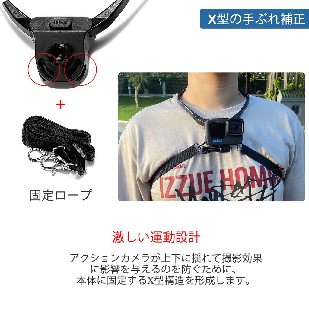 EaxanPic Экшн-камера Смартфон Ожерелье Крепление-держатель на шею GoPro для Совместимого с GoPro HERO MAX Osmo и Смартфонами Крепление, GoPro,