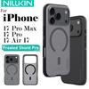 Для iPhone 17 Pro Max Чехол для телефона Air Nillkin Super Frosted Shield Pro Магнитный Жесткий ПК+ТПУ Чехол Противоударная Задняя Крышка