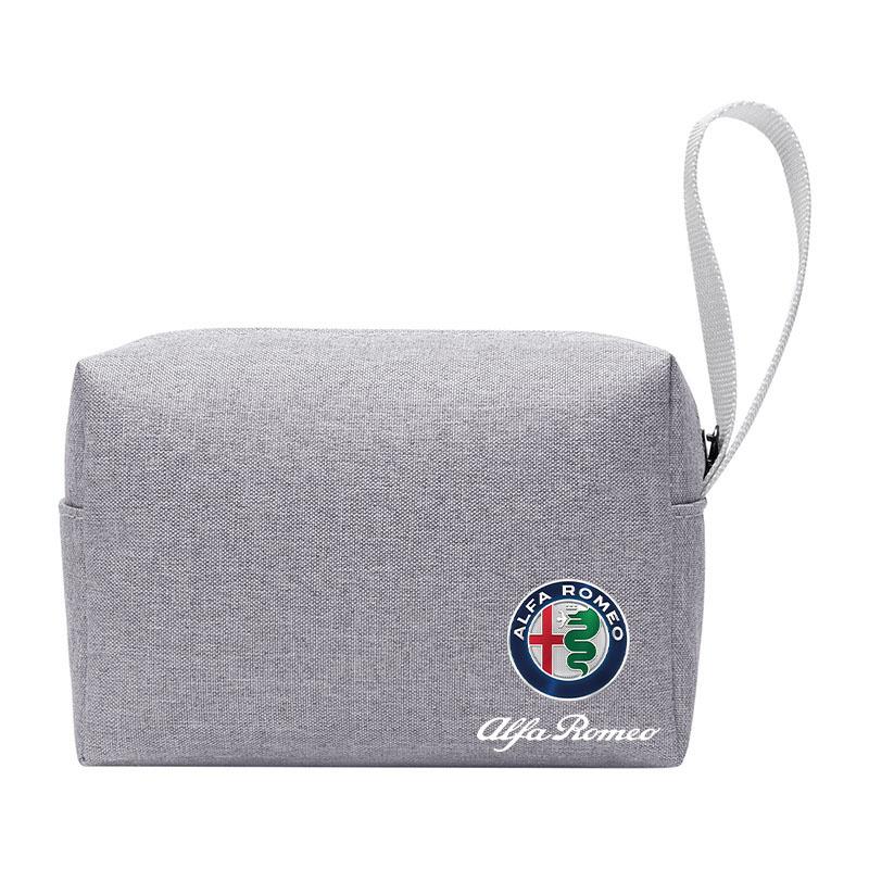 CZOSU1 Car Organizer Bag Portable Digital Storage Bag Protective Cover For Alfa Romeo giulietta 159 mito giulia stelvio 147 Accessories