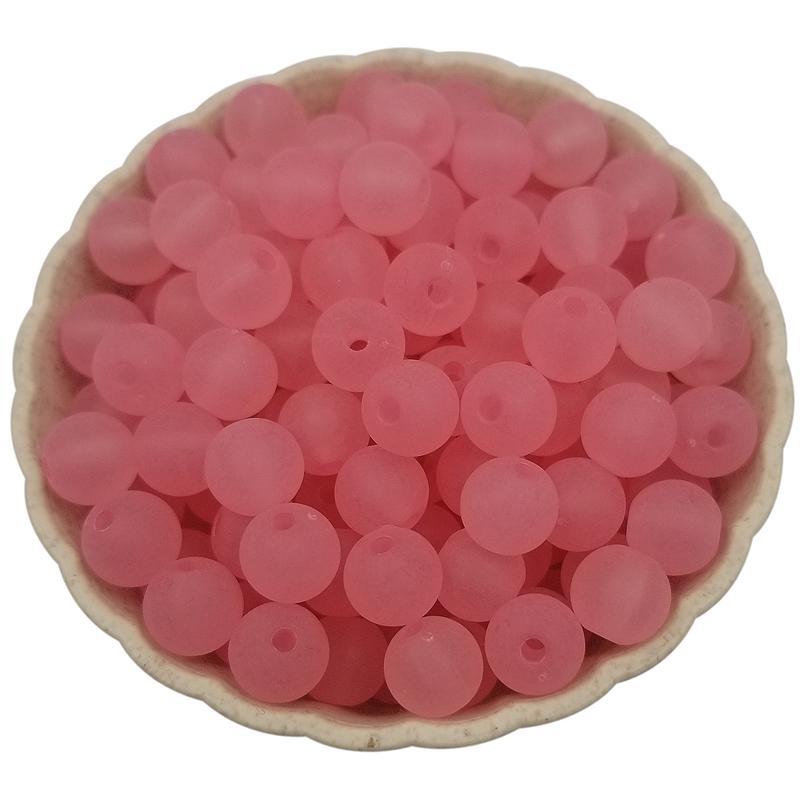 Творческий оптовая продажа ювелирных изделий из акрила 100 шт. 8 мм DIY для глазури свободные бусины круглый кулон ожерелье браслет