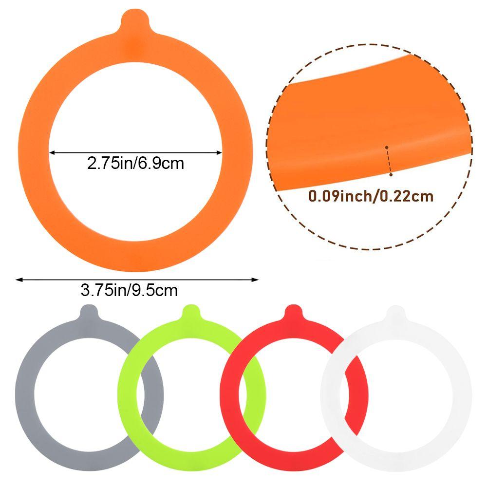 Storage Canning Accessories Rubber Seals Rings Silicone Seals Jar Gaskets Mason Jars Gaskets