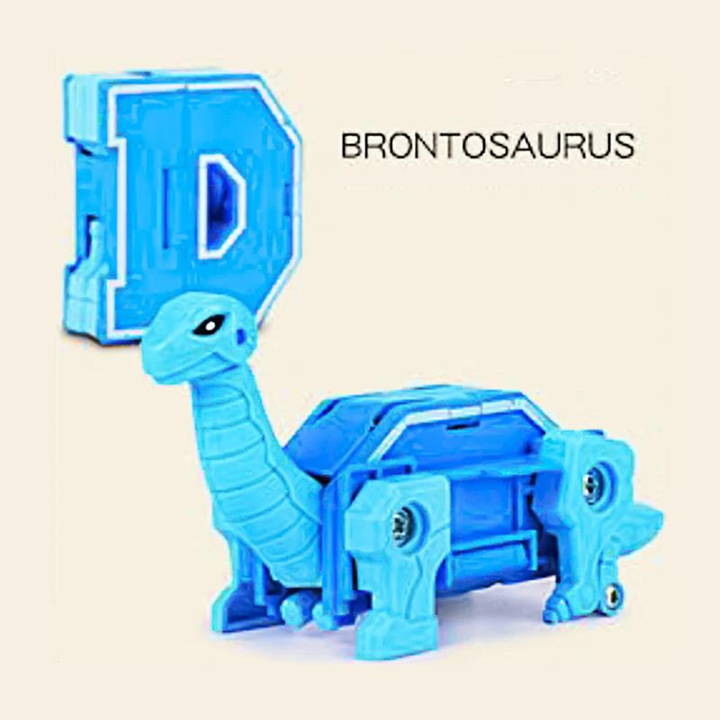 Новые обучающие игрушки 26 букв Изучаемые слова Трансформируемые Собираемые Роботы Алфавитные игрушки Для детей Подарки Учись Играй Робот-игрушка