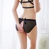 Женские стринги с бисером, сексуальное нижнее белье с открытой промежностью и регулируемым дизайном