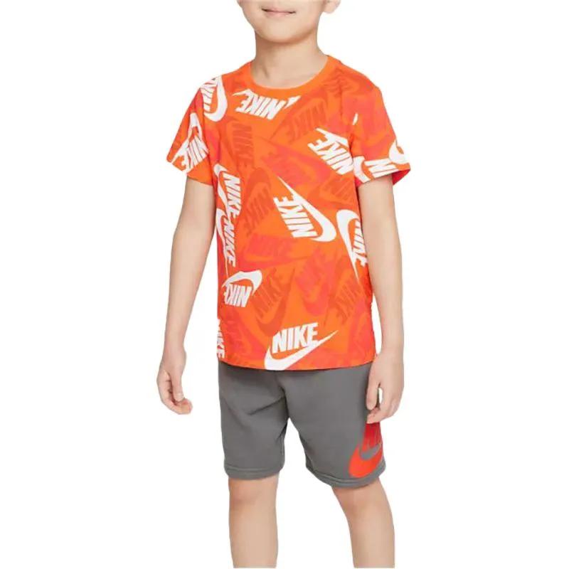 Nike Casual Sportswear Orange / Gray Kids' (Unisex) Casual Sportswear Sets DM3773 084