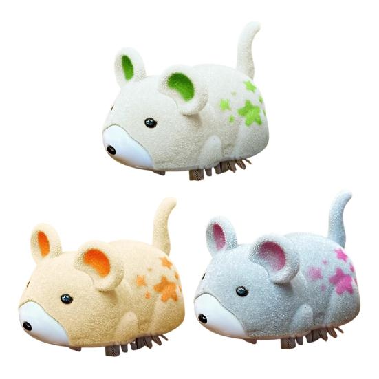Electric Fake Rat Cat Toy Interactive Electronic Realistic Plush Mouse Toy Automatic Moving Kitten Self Play Exercise Toy for Indoor Cats