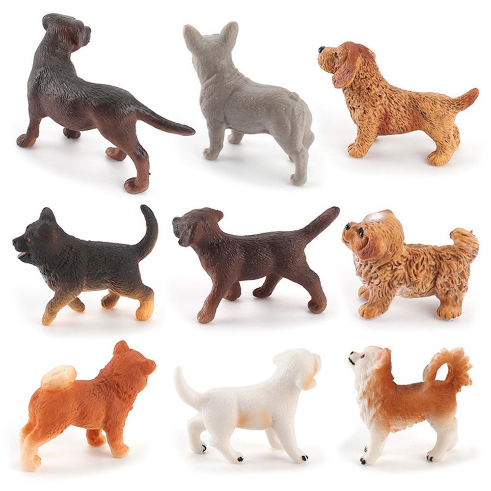 Accessories Puppy Figures Animal Model Children Educational Toys Micro Landscape Dog Figurine