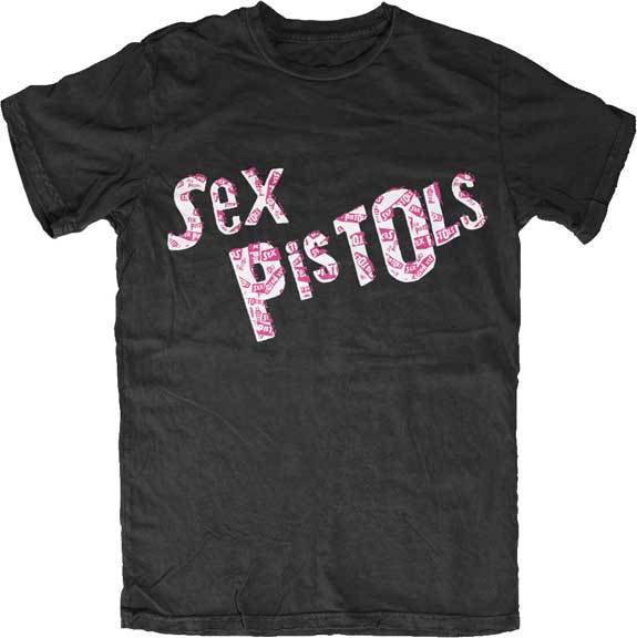 SEX PISTOLS - Logo In Multi Logo T SHIRT S-M-L-XL-2XL New Official Bravado Merch