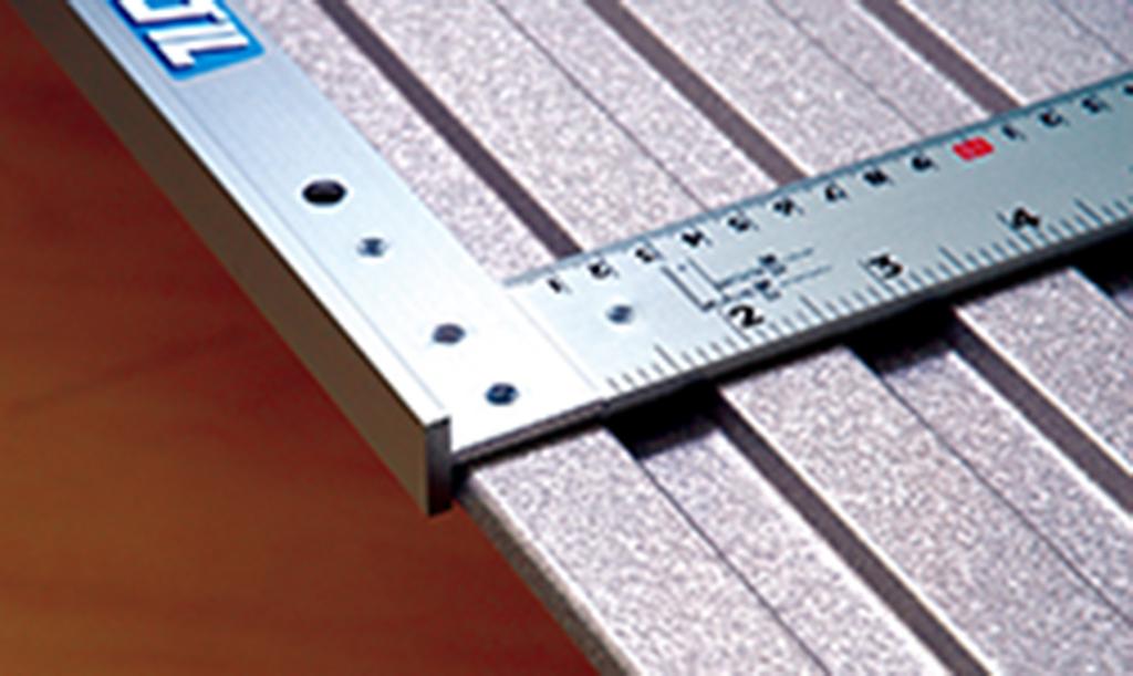 Shinwa Sokutei Circular Saw Guide Ruler, L-Angle, Handleless, 50cm, 77858