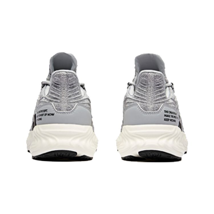 Anta Прочные кроссовки с низким верхом для бега, мужские кроссовки, серые, черные 91915531-1