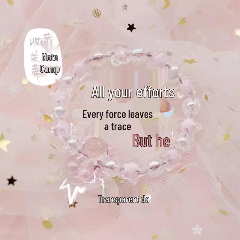 Красочные браслеты с бусинами в стиле преппи с мишками для пар и друзей