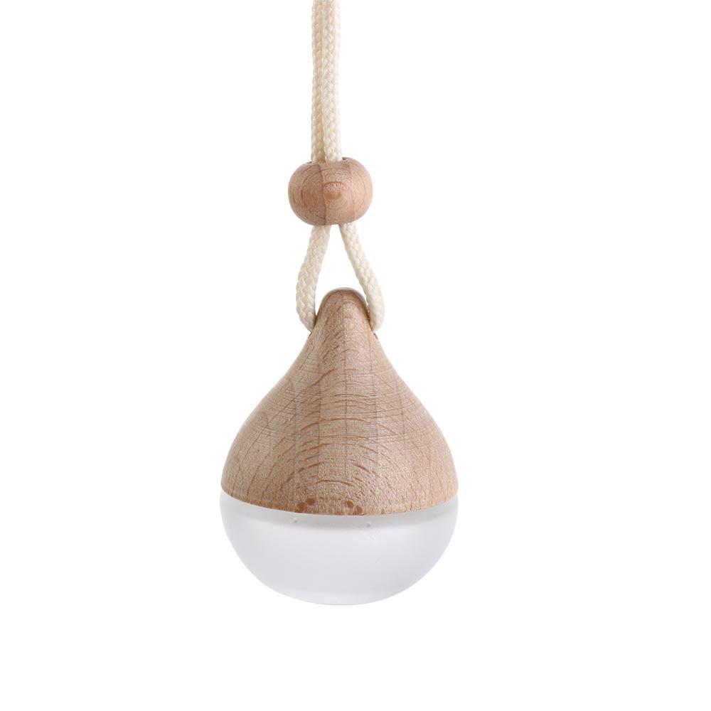 Aromatherapy Refillable Diffuser Auto Air Fresher Rearview Mirror Ornament Car Perfume Pendant