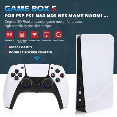НОВАЯ игровая консоль GB5 64 ГБ/128 ГБ 40000 бесплатных игр HD TV Game Box 5 два геймпада для PS1/PPSPP/MAME Arcade Gaming Stick