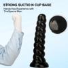35*7.5cm  Large Dildo Butt Plug with Suction Cup Threaded Anal Beads Anal Dildo Fisting Realistic Penis