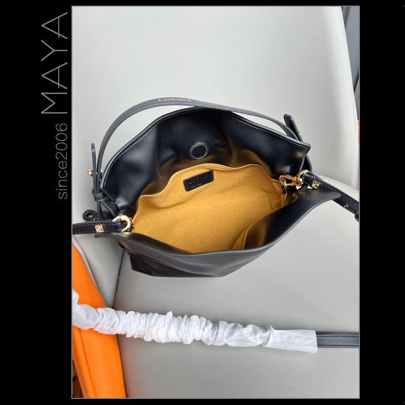 2024 Soft Cowhide Drawstring Bucket Bag – Women's Crossbody In Autumn/Winter Style