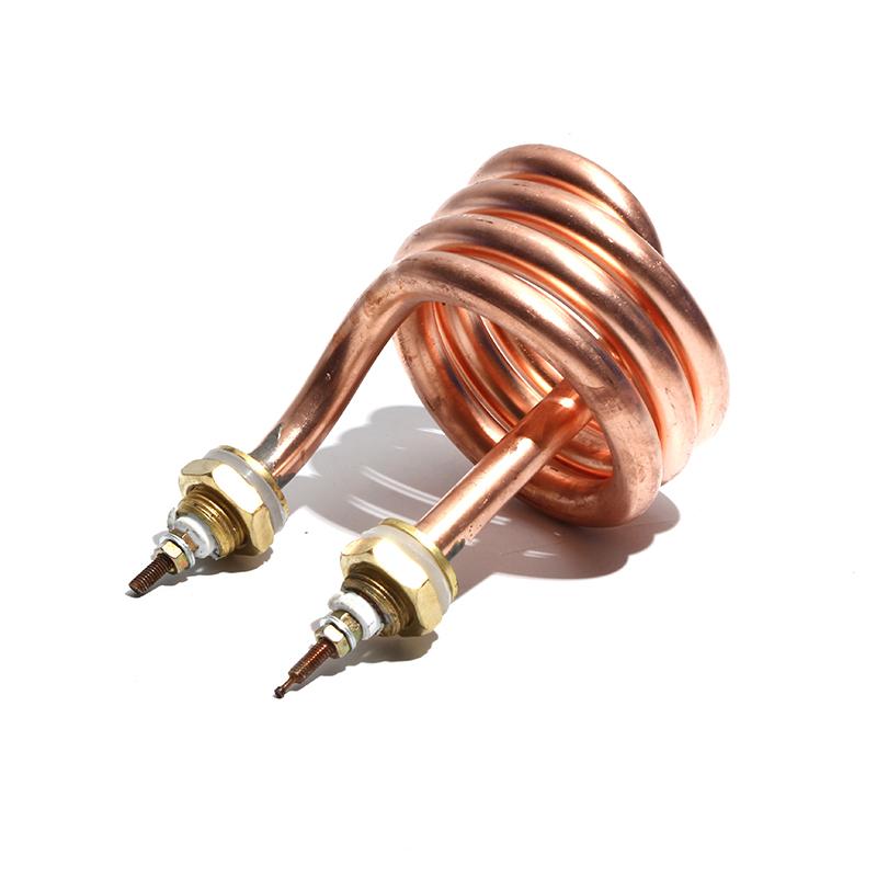 LJXH AC220V/380V Медный трубчатый нагревательный элемент для электрического дистиллятора воды, 2500 Вт/3000 Вт/4500 Вт Спиральные детали для нагрева воды