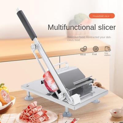 Бытовая слайсер для мяса из нержавеющей стали, коммерческая овощерезка, многофункциональная слайсер для быстрого приготовления бараньего жира и говядины