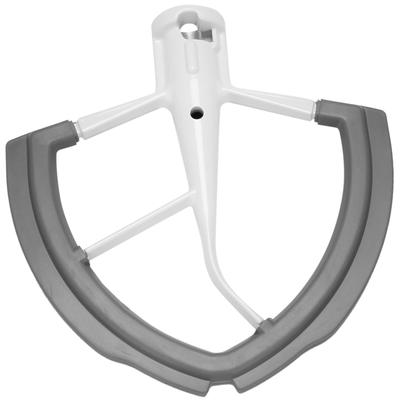 Лопатка для взбивания с гибкими краями для миксера KitchenAid Bowl-Lift Stand - 6-квартовая лопатка для замешивания теста с гибкими силиконовыми краями