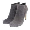 Excellent Ankle Boots GOLIA Gray Suede Leather 6 DG73882 Used