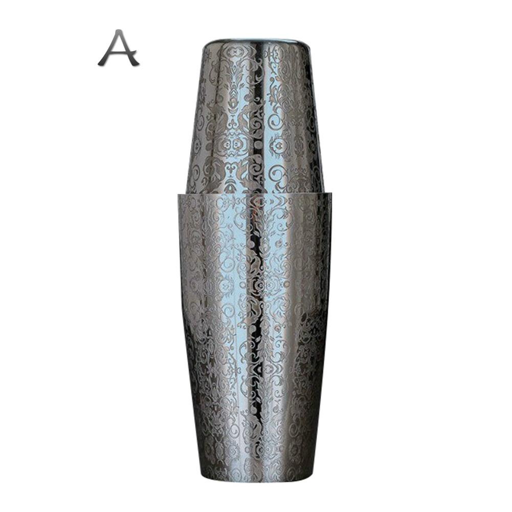 Бостонский шейкер для коктейлей, креативная гравировка, мартини-бар, набор банок для смешивания из нержавеющей стали, инструменты для вечеринки