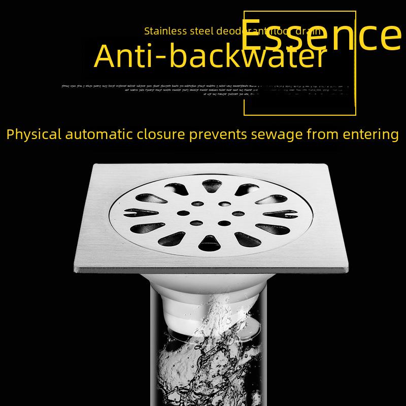304 Нержавеющая сталь дезодорант сливной напольный для ванной комнаты и стиральной машины