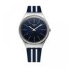 Swatch SyxS106 Кожа Кожасинийжелезный Мужские S Уретановые Часы