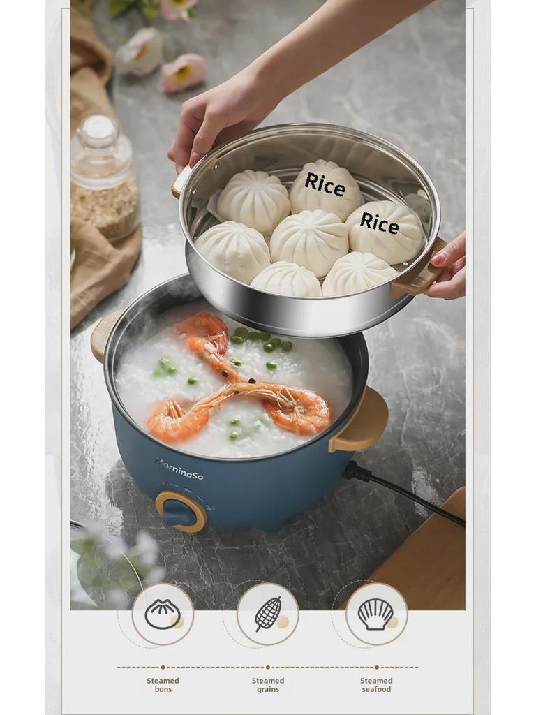 Multifunctional Mini Electric Hot Pot for One-Person Cooking