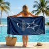 Модное пляжное полотенце Dallas Cowboys, портативное, мягкое, быстросохнущее, для плавания, кемпинга, отпуска