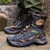 Fashion Men's High Top Camouflage Hunting Boots Breathable Outdoor Hiking Wear-Resistant Waterproof Mountaineering Boots Tactical Shoes