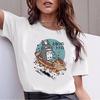 Anime Totoro T Shirt Women Top Tee Shirts Spirited Away T-Shirt Tshirt Korean Style Kawaii 90S Graphic Harajuku Female Ulzzang